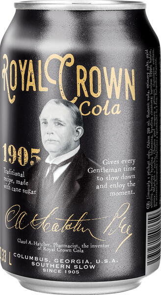 801. Royal crown cola 0,33l (plech)